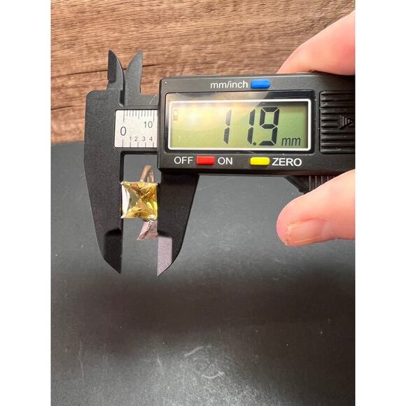 SOLD 
NEW size 7 lemon quartz citrine sterling silver ring 5.05 grams - Picture 6 of 16